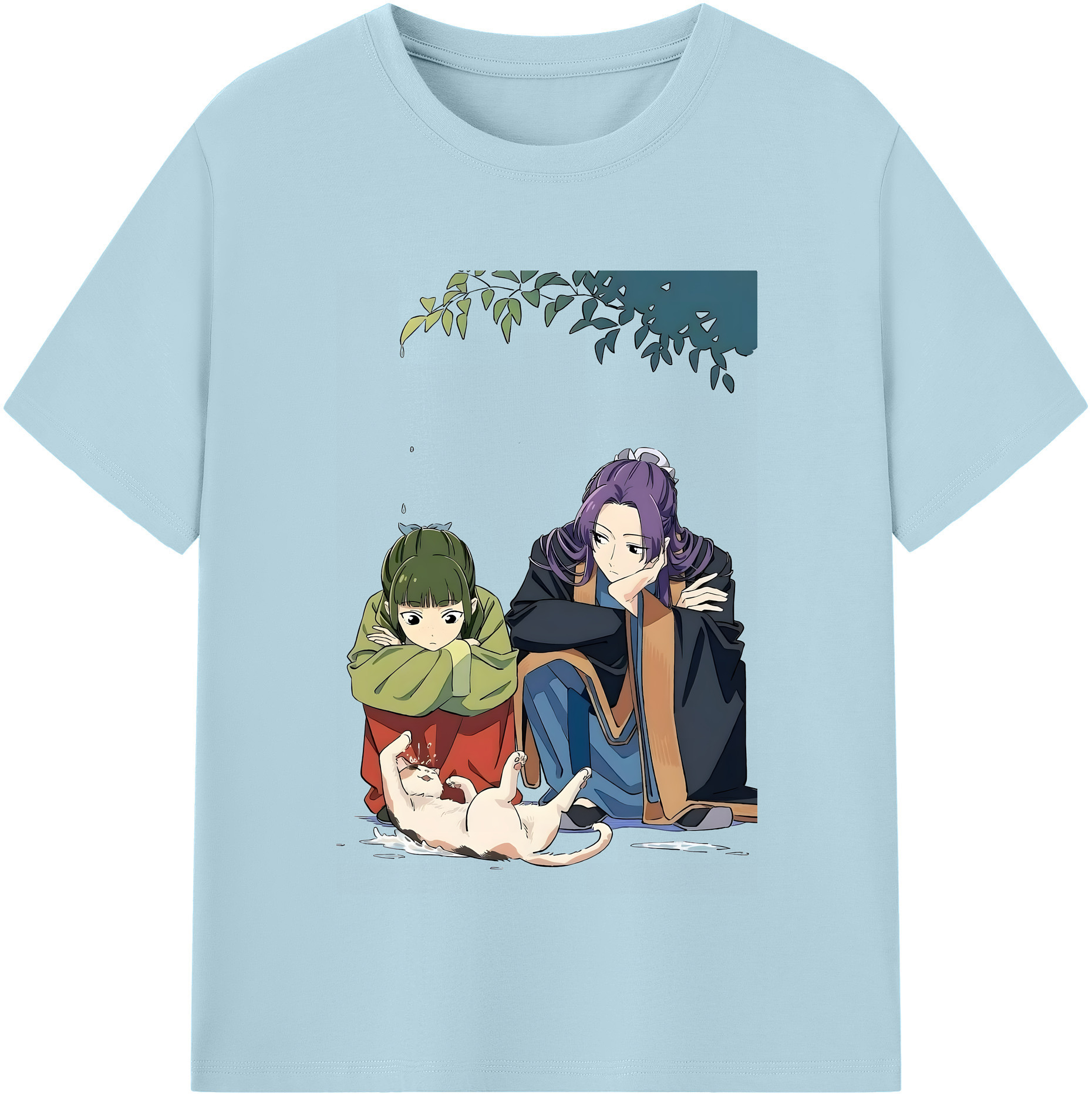（画像用） 薬屋のひとりごと The Apothecary Diaries 綿100％半袖Tシャツ（フロントプリント）